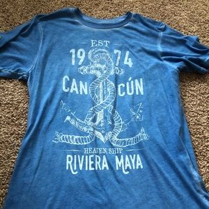 Blue Cancun tshirt